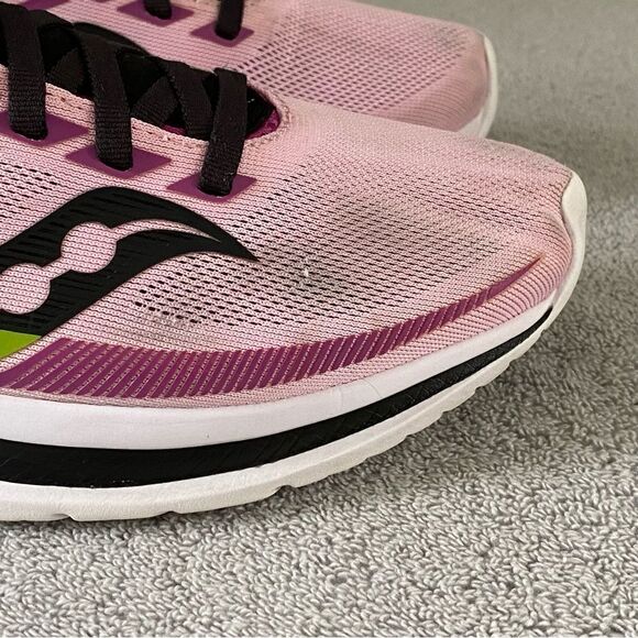 Saucony Womens 7.5 Kinvara 12 Athletic Sneakers Running Shoes S10619-25 Pink - Picture 2 of 12